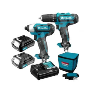 Bộ sản phẩm máy khoan búa, vặn vít Makita CLX202S